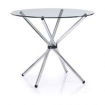 Glass Round Table (750X750 MM)